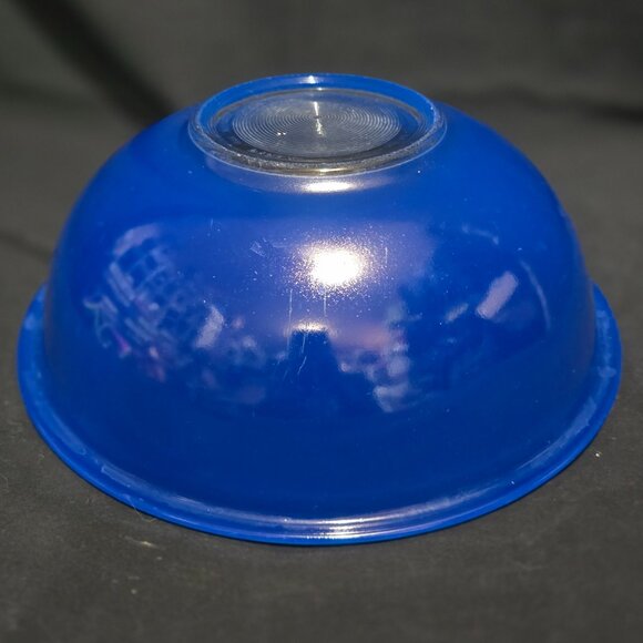 Pyrex 4.0L #326 Nesting Bowl - Clear / Blue - 11 3/4" x 4 3/8" - Picture 2 of 6